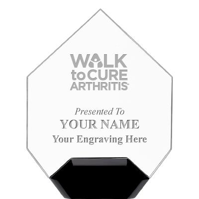 7" CREST DIAMOND ACRYLIC