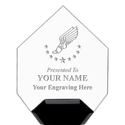 7" CREST DIAMOND ACRYLIC