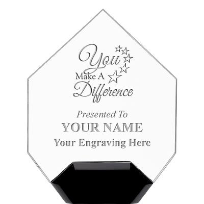 7" CREST DIAMOND ACRYLIC