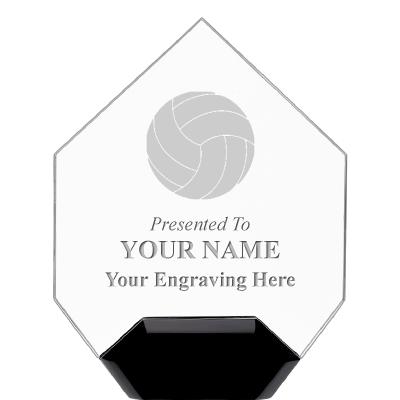 7" CREST DIAMOND ACRYLIC