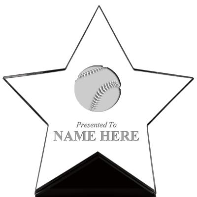 7" CREST STAR ACRYLIC