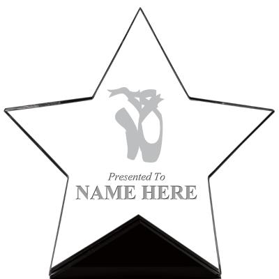 7" CREST STAR ACRYLIC