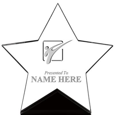 7" CREST STAR ACRYLIC