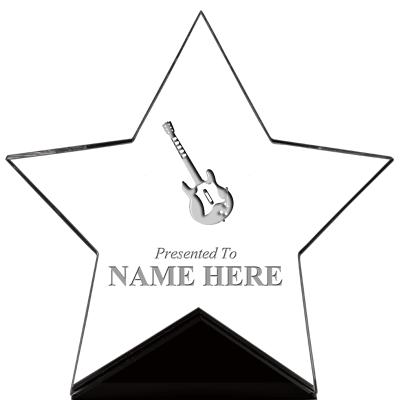 7" CREST STAR ACRYLIC