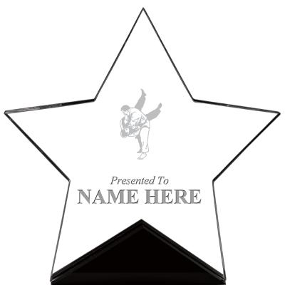 7" CREST STAR ACRYLIC