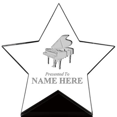 7" CREST STAR ACRYLIC