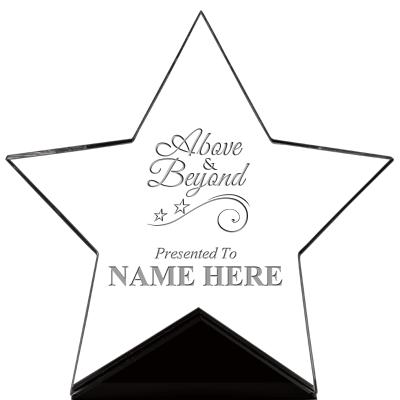 7" CREST STAR ACRYLIC