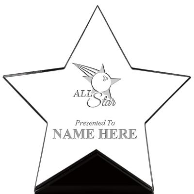 7" CREST STAR ACRYLIC