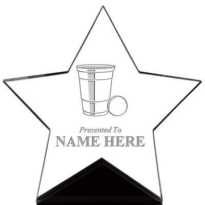 7" CREST STAR ACRYLIC