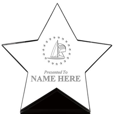 7" CREST STAR ACRYLIC