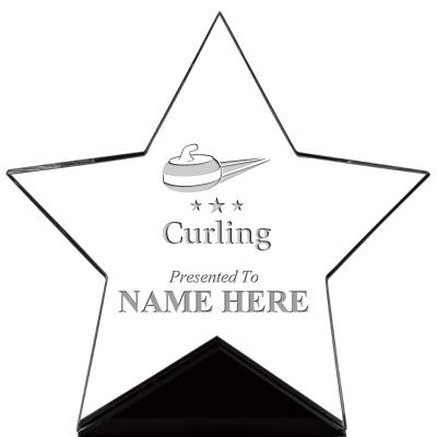 7" CREST STAR ACRYLIC