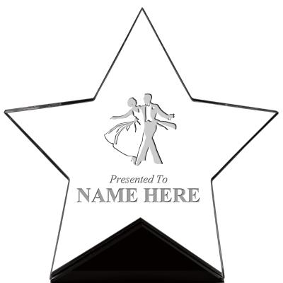 7" CREST STAR ACRYLIC