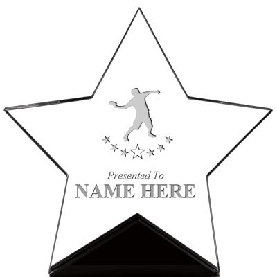 7" CREST STAR ACRYLIC