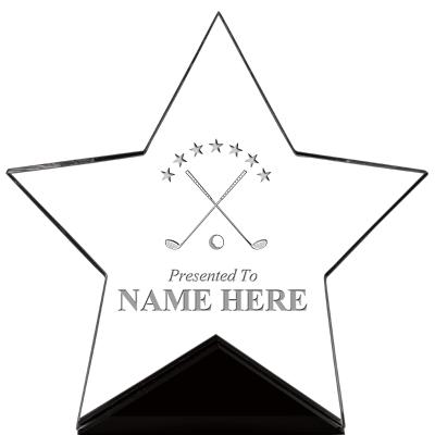 7" CREST STAR ACRYLIC
