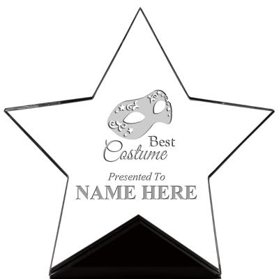 7" CREST STAR ACRYLIC