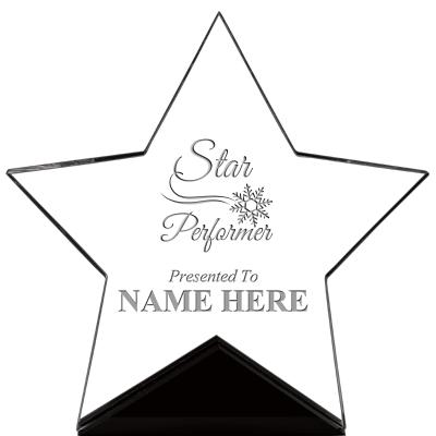 7" CREST STAR ACRYLIC