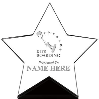 7" CREST STAR ACRYLIC