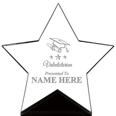 7" CREST STAR ACRYLIC