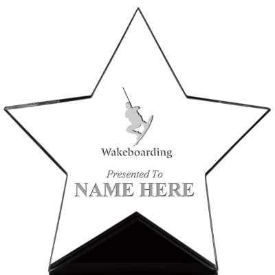 7" CREST STAR ACRYLIC