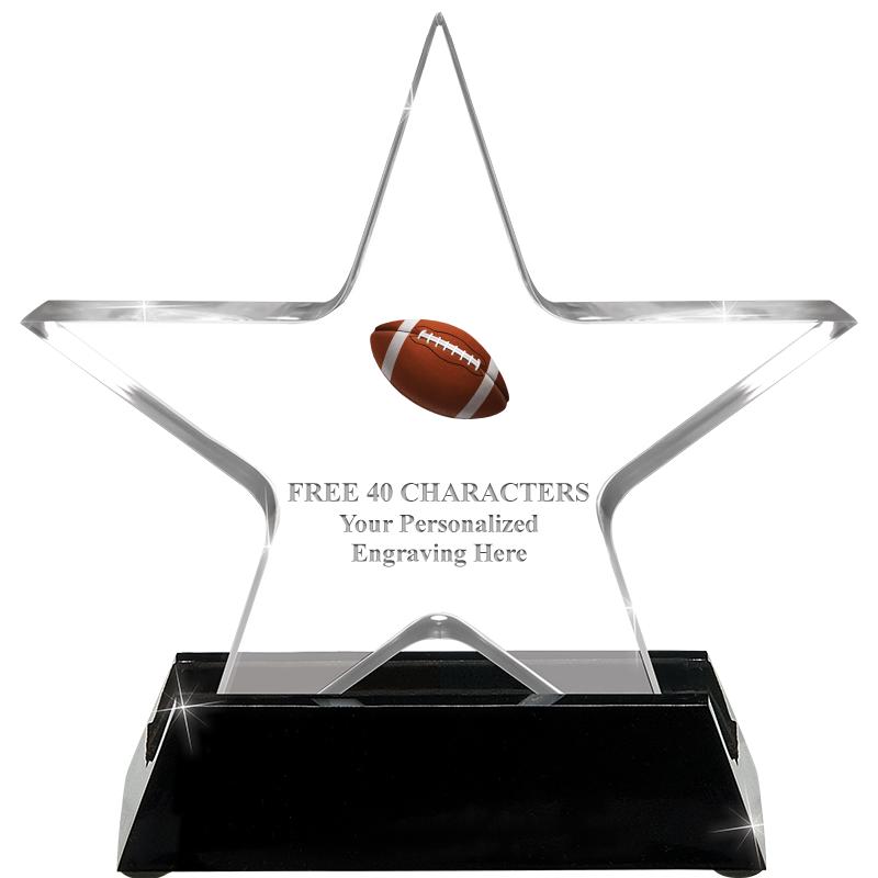 5 1/4" ACRYLIC STAR W/ STAND