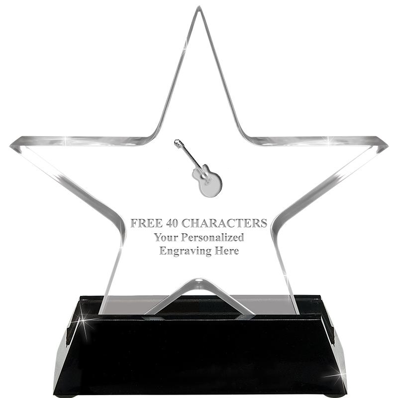 5 1/4" ACRYLIC STAR W/ STAND