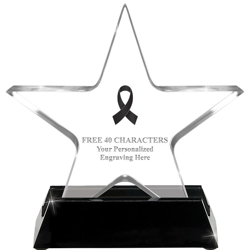 5 1/4" ACRYLIC STAR W/ STAND