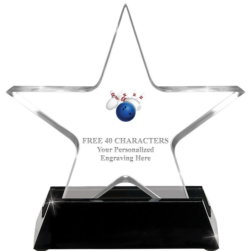 5 1/4" ACRYLIC STAR W/ STAND