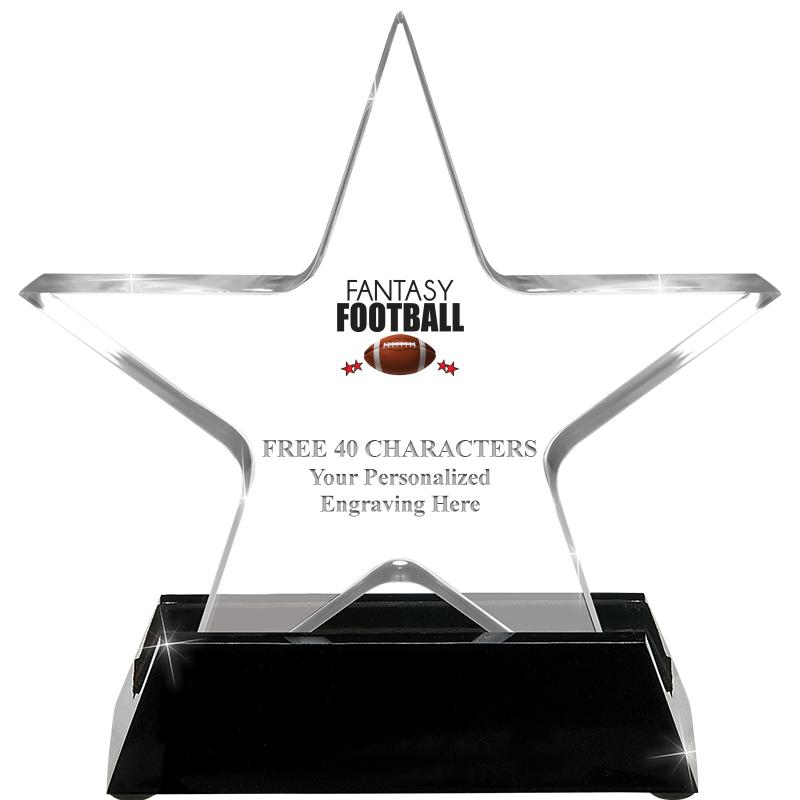 5 1/4" ACRYLIC STAR W/ STAND