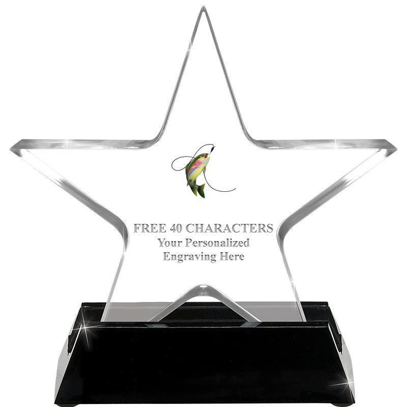 5 1/4" ACRYLIC STAR W/ STAND