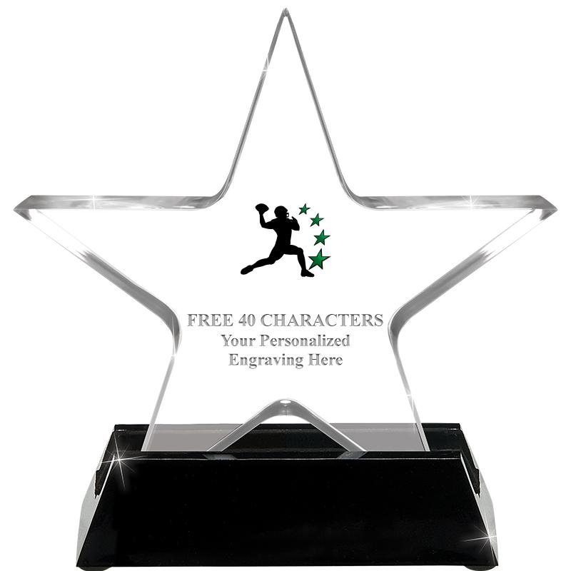 5 1/4" ACRYLIC STAR W/ STAND