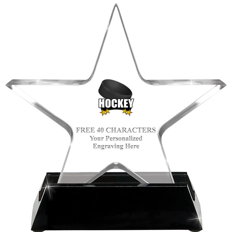 5 1/4" ACRYLIC STAR W/ STAND