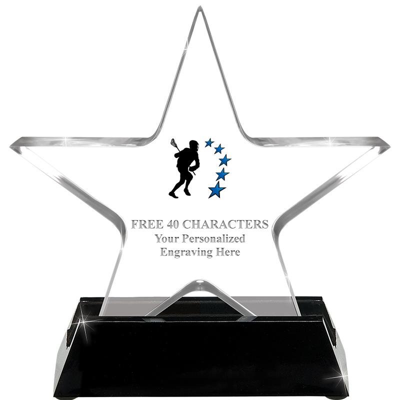 5 1/4" ACRYLIC STAR W/ STAND