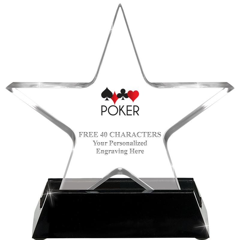 5 1/4" ACRYLIC STAR W/ STAND