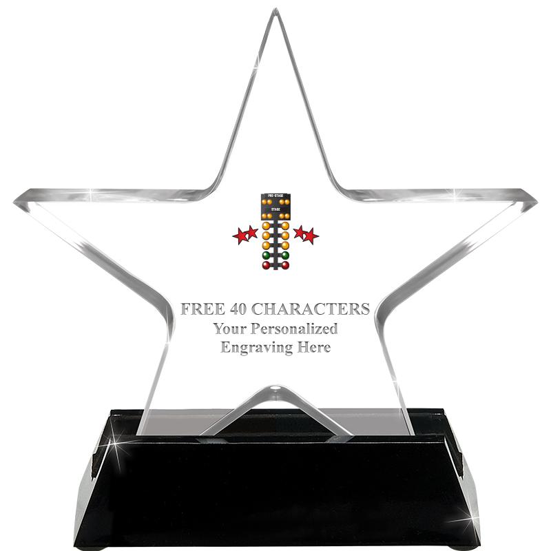 5 1/4" ACRYLIC STAR W/ STAND