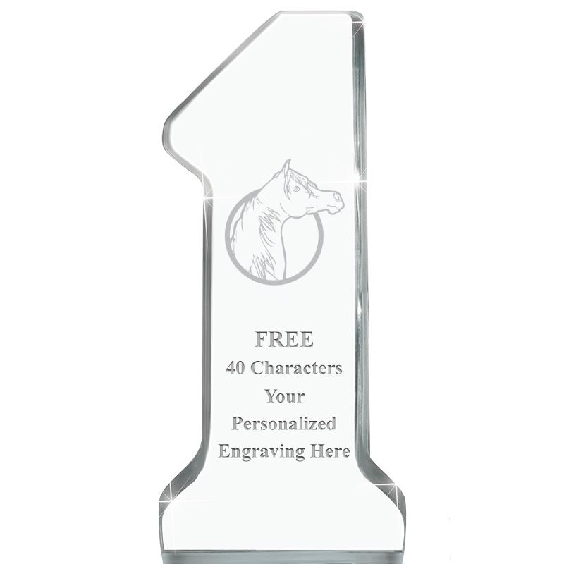 6" NUMBER ONE ACRYLIC