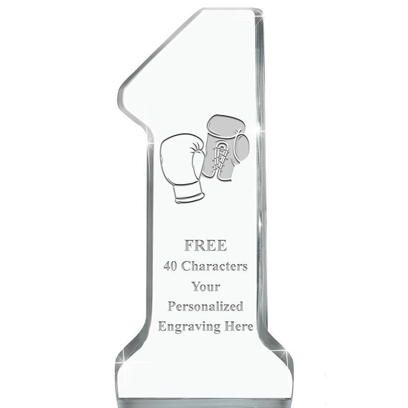 6" NUMBER ONE ACRYLIC