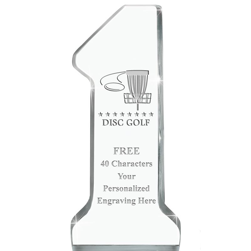 6" NUMBER ONE ACRYLIC