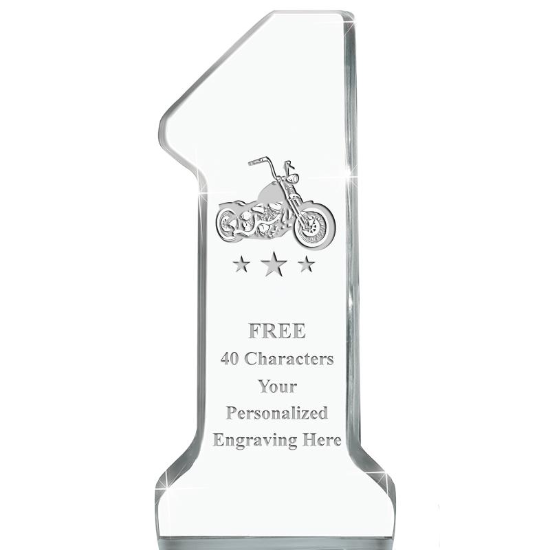 6" NUMBER ONE ACRYLIC