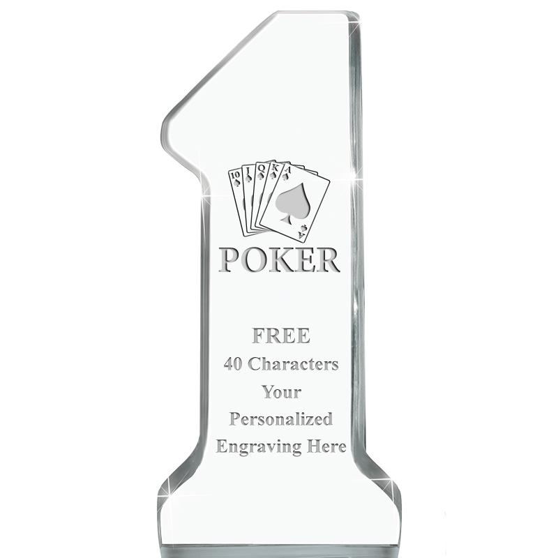 6" NUMBER ONE ACRYLIC