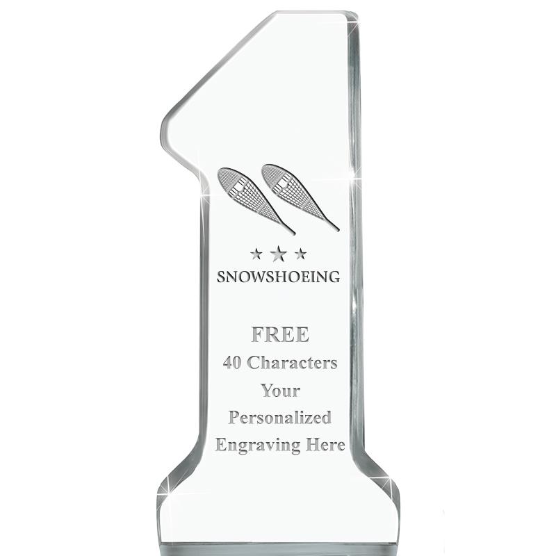 6" NUMBER ONE ACRYLIC