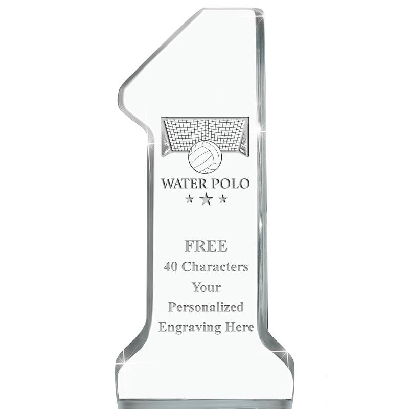 6" NUMBER ONE ACRYLIC