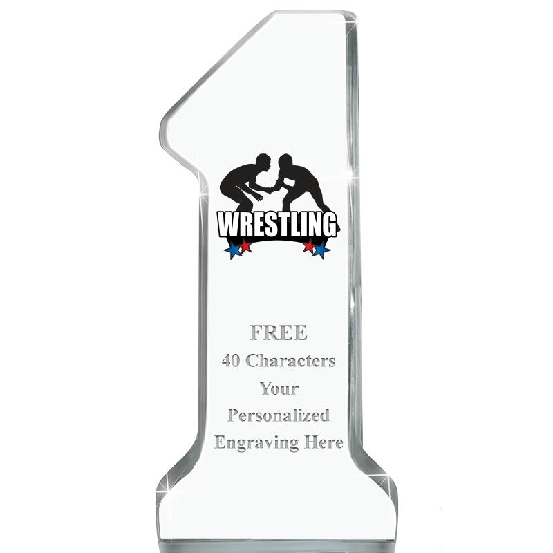 6" NUMBER ONE ACRYLIC