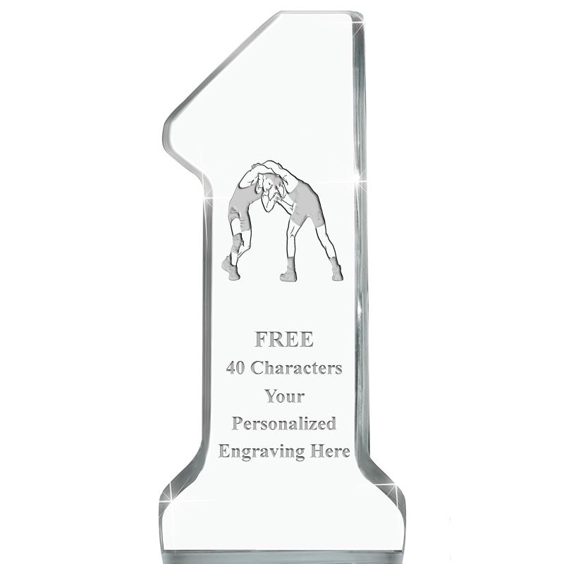 6" NUMBER ONE ACRYLIC