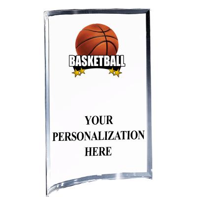 5"X7" YOUR LOGO CURVA ACRYLIC