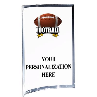 5"X7" YOUR LOGO CURVA ACRYLIC