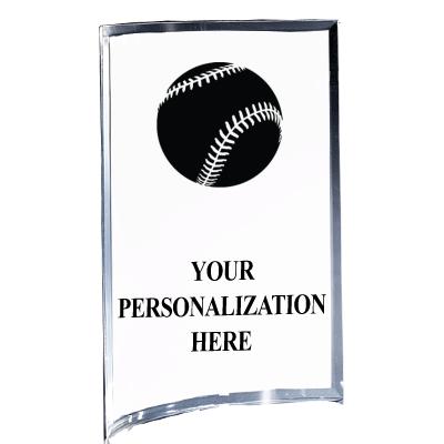 5"X7" YOUR LOGO CURVA ACRYLIC