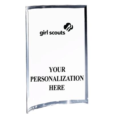 5"X7" YOUR LOGO CURVA ACRYLIC