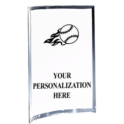 5"X7" YOUR LOGO CURVA ACRYLIC