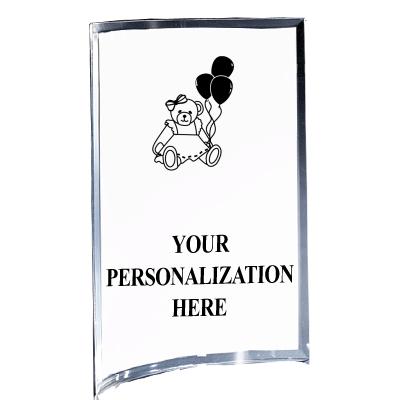 5"X7" YOUR LOGO CURVA ACRYLIC