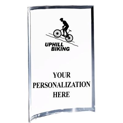 5"X7" YOUR LOGO CURVA ACRYLIC